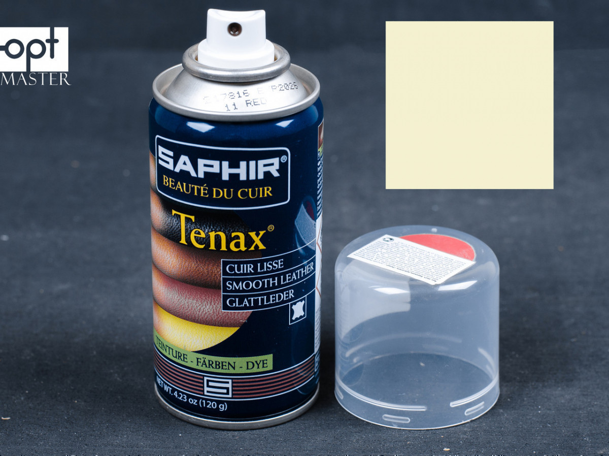 Аерозольна фарба кол.білуватий для гладкої шкіри Saphir Tenax Spray, 150 мл (0823)(63)