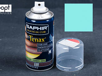 Аерозольна блідо блакитна фарба для гладкої шкіри Saphir Tenax Spray, 150 мл (0823)(55)