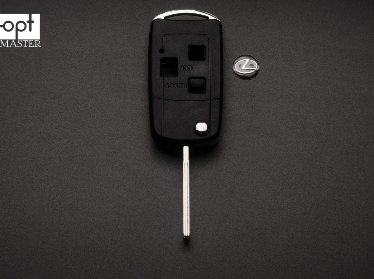 LEXUS выкидной ключ 3 кнопки (корпус) ACURA style заготовка ключа - фото 2 - id-p55499291