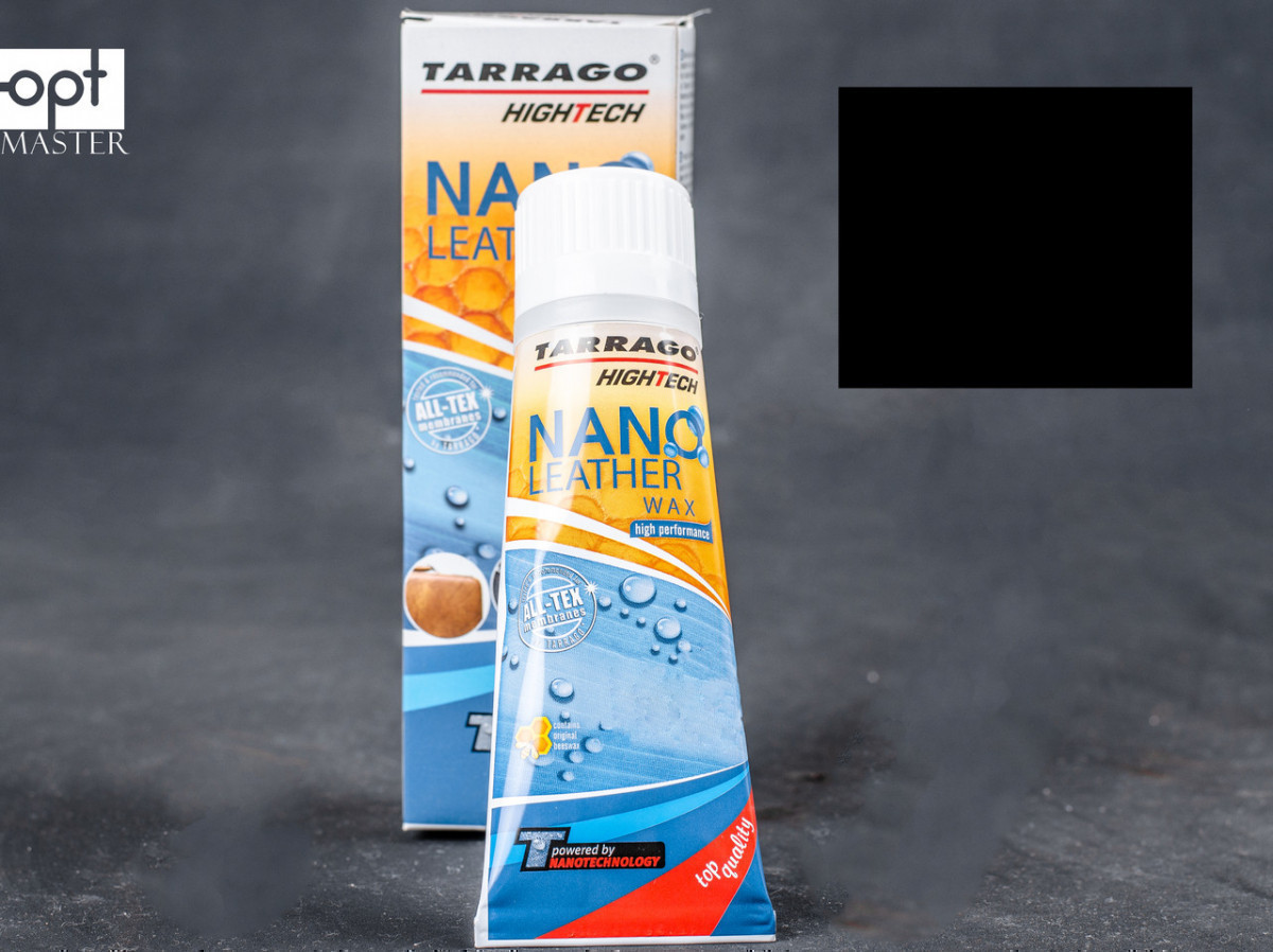 Крем черный тюбик с губкой NANO Leather WAX, 75 мл, TGO22(18): купить ...