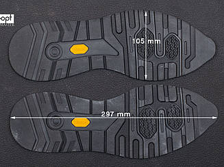 Гумова підошва/слід для взуття BISSELL BL-23, кол.#1 чорний, розмір 38-39