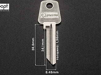 Заготовка ключів BLT-1D (Xianpai)