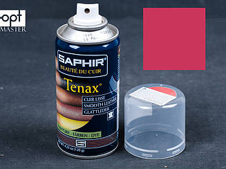 Аерозольна малинова фарба для гладкої шкіри Saphir Tenax Spray, 150 мл,(0823)(74)