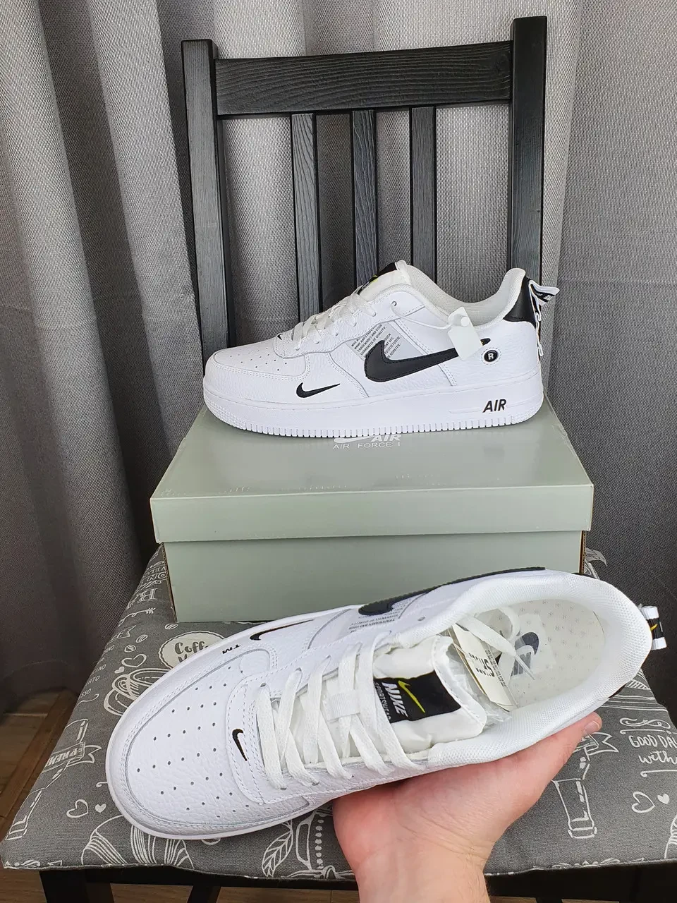 Купить Nike Air Force 1 07 Low LV8 Ultra White белые Найк Эйр Форс 1 07 ...