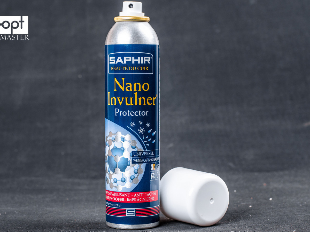 Пропитка водоотталкивающая Saphir Nano Invulner Protector, 250 мл, цв ...