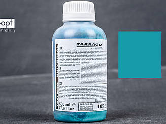 Фарба бірюзова для гладкої шкіри та текстилю Tarrago Self Color Shine Dye, 500 мл TPP01(105)