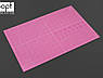 Килимок А1 для розкрою шкіри і тканини двосторонній Рожевий+фіолетовий, фото 3