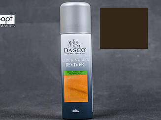 Відновлюючий аерозоль для замші та нубука DASCO Suede & Nubuck Reviver, 200 мл, темно-коричневий (111)