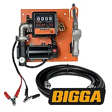 Bigga Beta DC60-24 - Мобильная заправочная станция для дизельного топлива с расходомером, 24 вольт, 63 л/мин