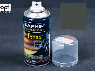 Аерозольна сіра фарба для гладкої шкіри Saphir Tenax Spray, 150 мл (0823)(14)