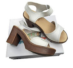 Босоніжки жіночі білі Inblu натуральна шкіра 36 розмір