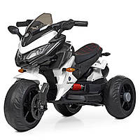 Детский мотоцикл трехколесный (2 мотора по 35W, MP3, TF, USB, EVA) Bambi M 4274EL-1 Белый