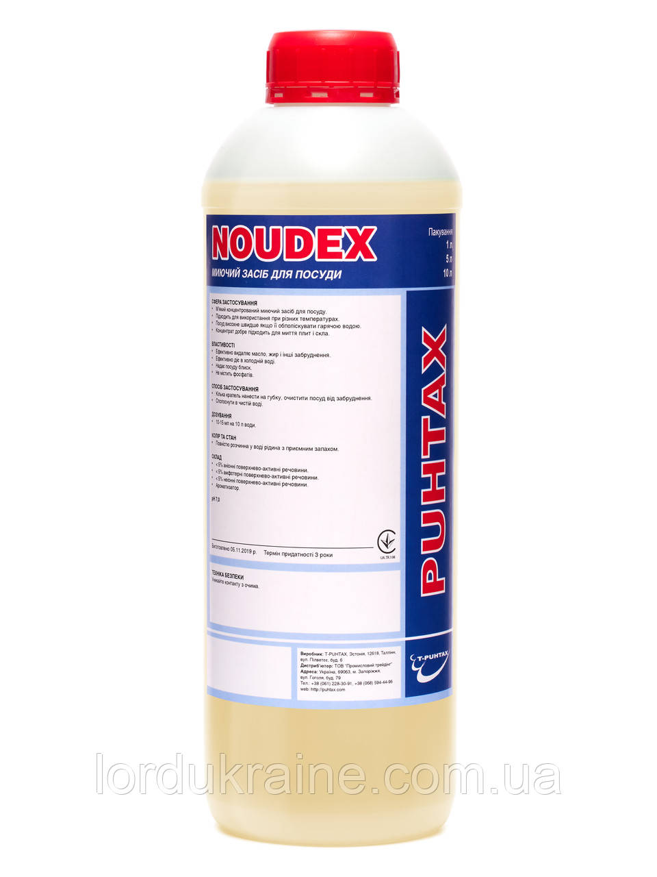 Засіб для миття посуду NOUDEX (1 л.) T-Puhtax