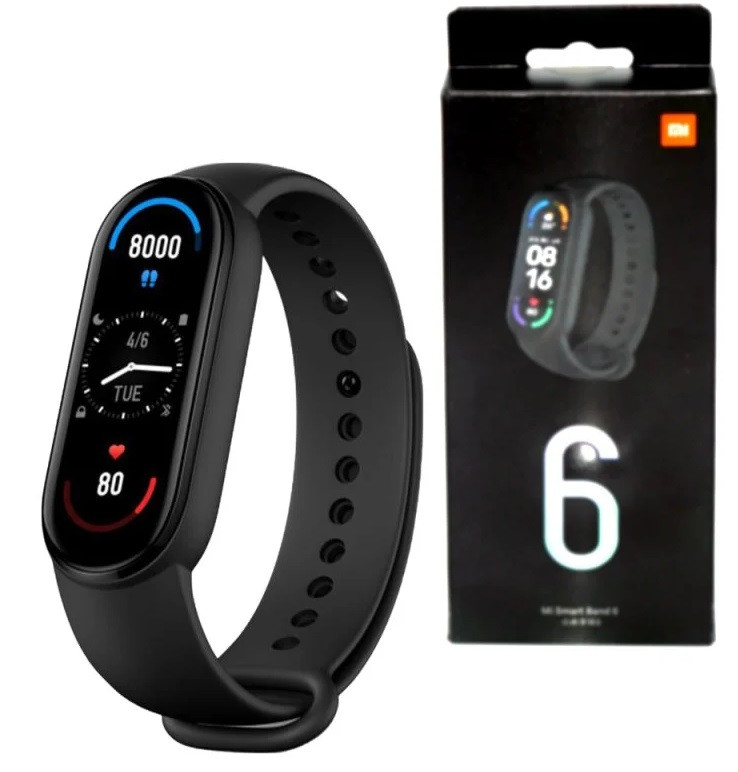 M6 Фітнес Браслет Smart Mi Band 6 Трекер Смарт Годинник з Вимірюванням Кисню і Тиску, фото 1