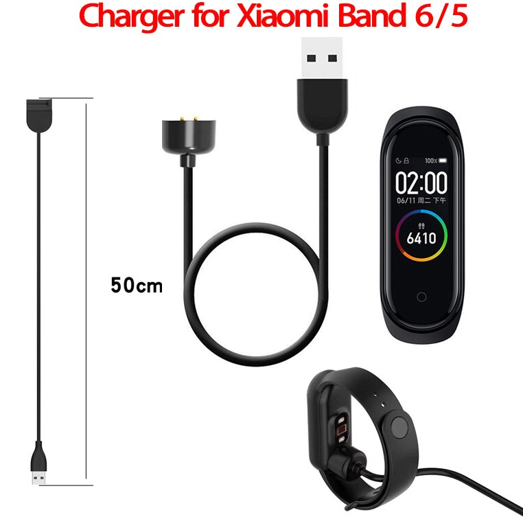 Зарядний Пристрій для Xiaomi Mi Band 5 6 50cm Smart Magnetic Charger