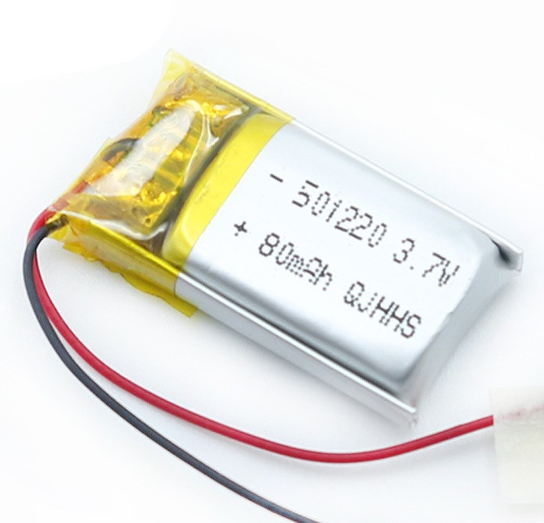 Батарея 80mah 3.7 V 501220 Літій-Полімерний Акумулятор для Bluetooth Гарнітури