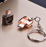 Адаптер Type-C TF Micro-SD Memory Reader USB OTG 3.1 USB-C Кард-Рідер, фото 3