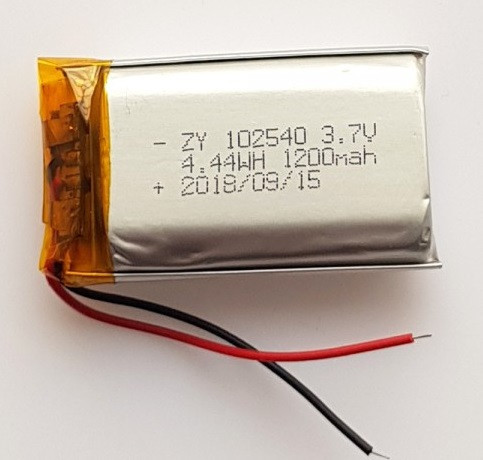 Батарея: 1200 mAh 3.7 V 102540 Літій-Полімерний Акумулятор GPS Навігатор MP3 Плеєр Відео Реєстратор, фото 1