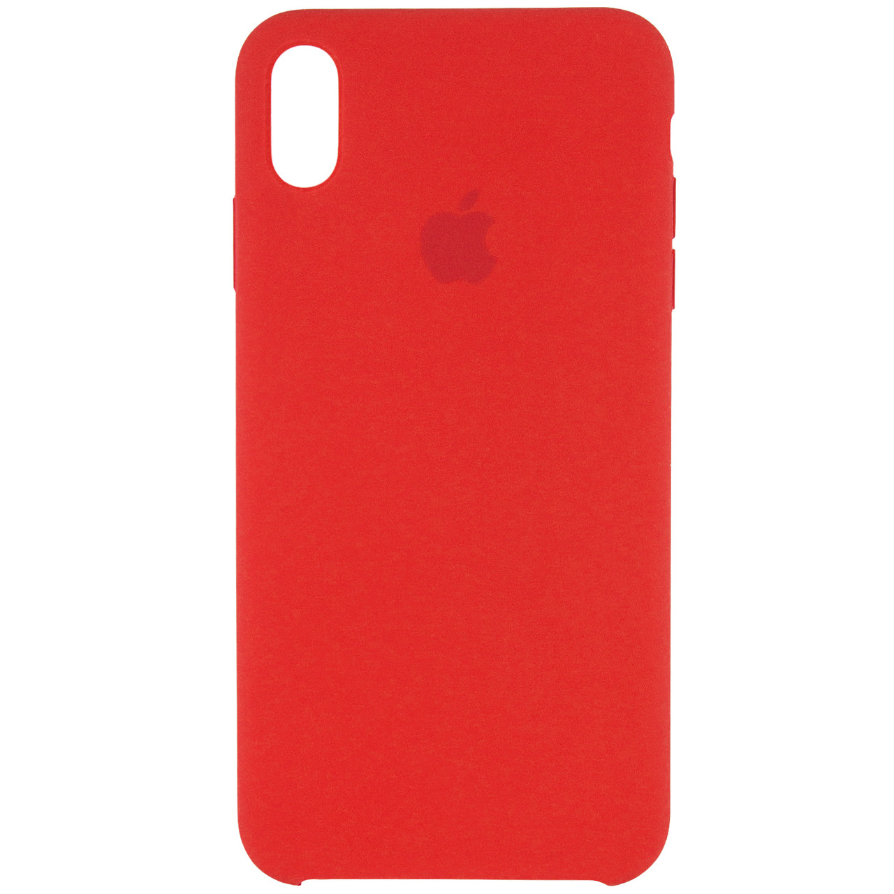 Силіконовий Чохол на iPhone XS Max 6.5" із закритим низом Silicone Case 100% Original Червоний