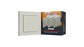 Бездротовий вимикач на 1-3 кнопки Heatit Z-Push Wall Controller