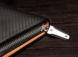Чоловічий шкіряний гаманець на змійці (120), фото 4