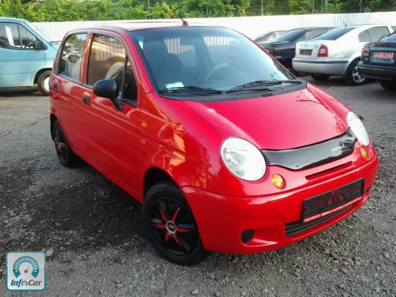 Дефлектор капоту, мухобійка, Матіз, Daewoo Matiz