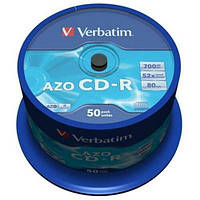 Verbatim CD-R AZO 700MB 52X CRYSTAL SURFACE Cake/50