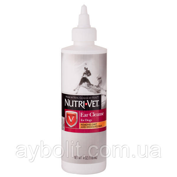 Ушные капли Чистые уши Nutri-Vet Ear Cleanse для собак 118 мл