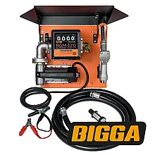 Bigga Gamma DC80-24 - Мобильная заправочная станция для дизельного топлива с расходомером, 24 вольта, 80 л/мин