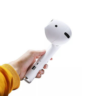 Портативная колонка GIANT HEADSET SPEAKER MK-101 (белая), фото 3