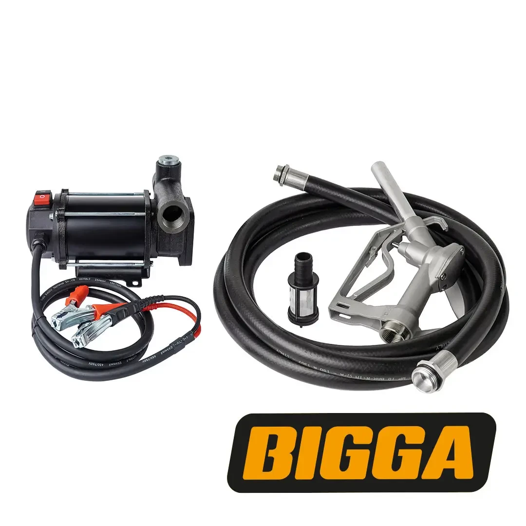 Bigga Alpha DC-80-24 – комплект для перекачки дизельного топлива. Питание 24В. 80л/мин. Автоматический