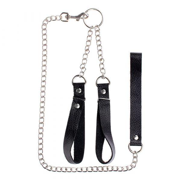 Наручники з приводом Gentle Hold, Black, фото 1