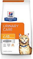 Hill's Prescription Diet c/d Multicare Urinary Care корм для кошек с курицей 1,5кг