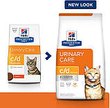 Hill's Prescription Diet c/d Multicare Urinary Care корм для кошек с курицей 1,5кг, фото 2