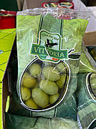 Оливки з кісточками Vittoria Olive Verdi Dolci 450 гр. Італія, фото 4