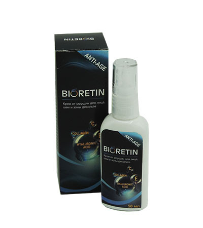 Bioretin - Крем від зморшок для обличчя, шиї, зони деколте (Біоретин)