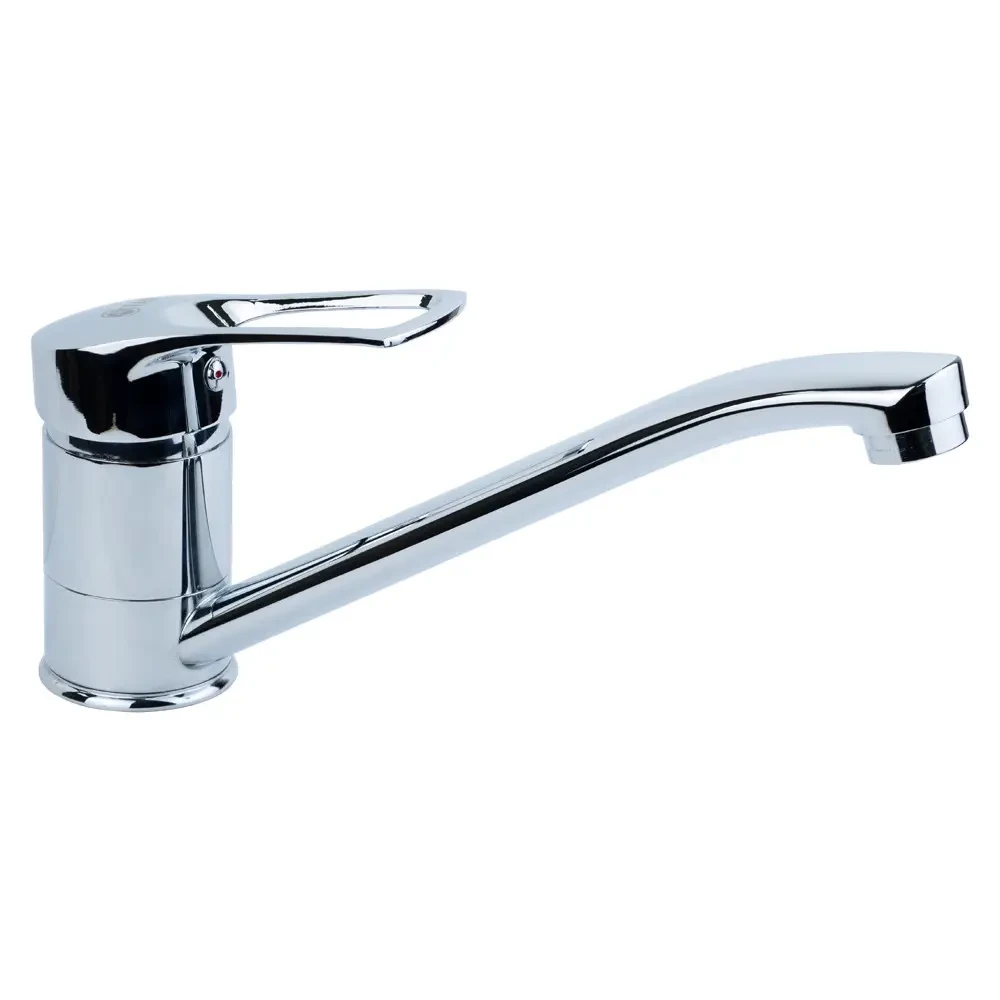 Змішувач для кухні гусак прямий 250 мм на шпильці Tau (SM-2B244C), фото 1