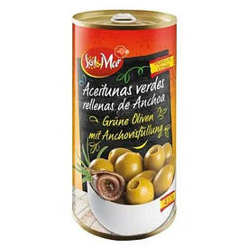 Оливки з анчоусами  Sol Mar 410/170 г.