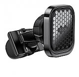 Магнітний тримач для смартфона в авто Hoco S49 Fuerte на дефлектор, фото 5