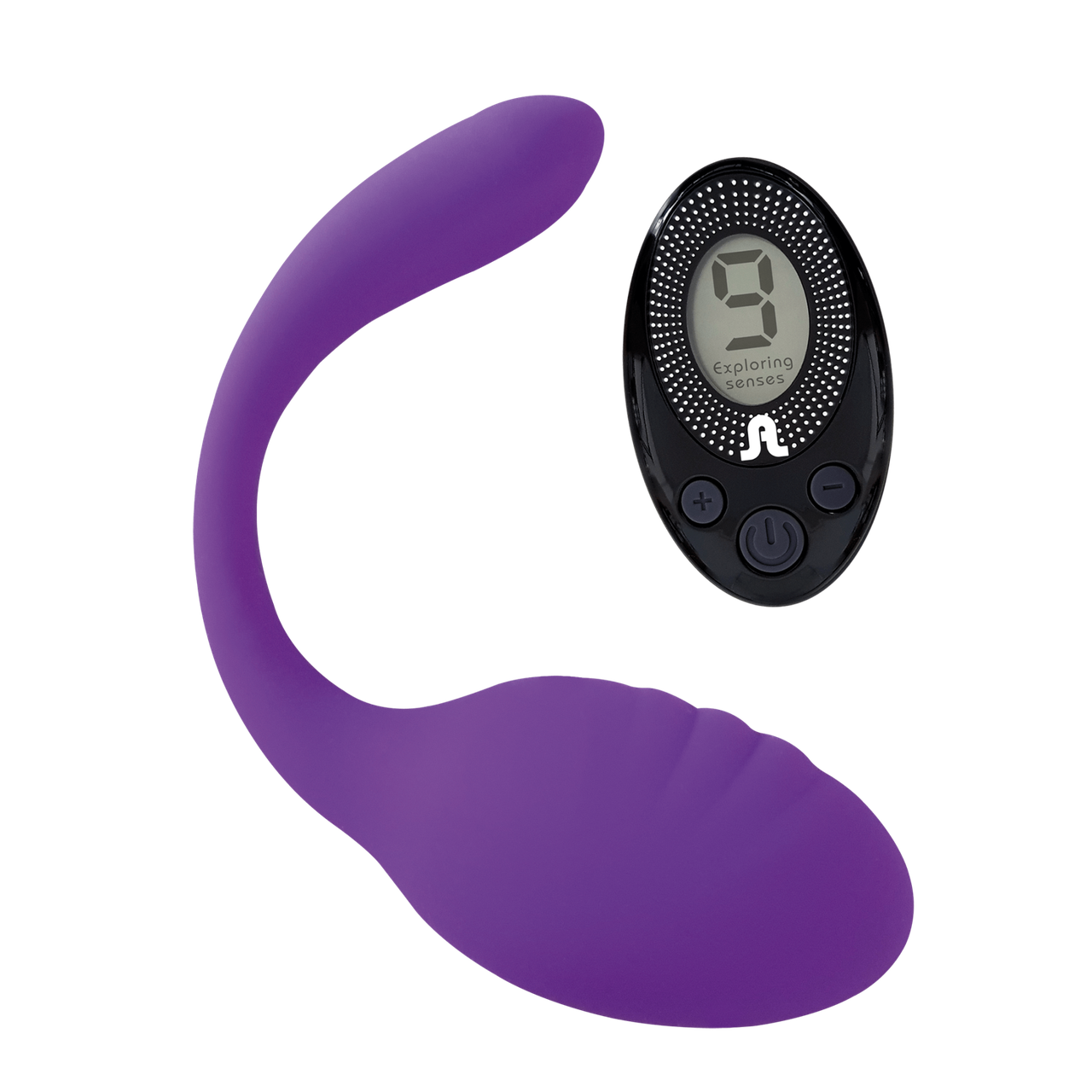 Віброяйце зі стимулятором клітора Adrien Lastic Smart Dream II з пультом LRS, 10,6х3,5 см.