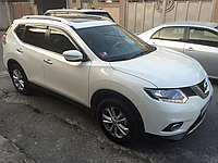 Дефлекторы окон Nissan X-Trail (T32) 2014-> (скотч) . Ветровики на Nissan X-Trail