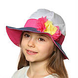 Річна капелюшок панама для дівчинки.Джинс., фото 3