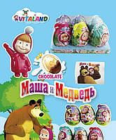 Яйцо пластиковое Маша и Медведь 6 шт Vitaland