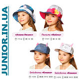 Літній капелюшок панама для дівчинки. Бавовна.52,54,56р, фото 4