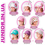 Літній капелюшок панама для дівчинки. Бавовна.52,54,56р, фото 8