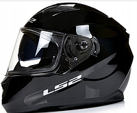 Шолом мотоциклетний LS2 FF320 STREAM EVO чорний, розмір XS. S. M. L. XL. XXL