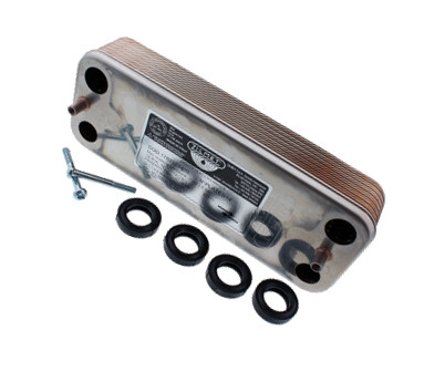 Теплообмінник ГВС (14 пластин) Chaffoteaux Nectra, Анна 61011164, фото 1