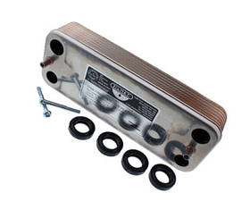 Теплообмінник ГВС (14 пластин) Chaffoteaux Nectra, Анна 61011164