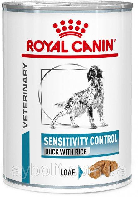 Вологий корм для дорослих собак Royal Canin Sensitivity Control Duck Dog Cans 0.42 кг
