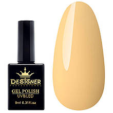 Яскравий гель лак Summer Vibes 9мол. - Дизайнер для покриття нігтів "Світле золото" F155